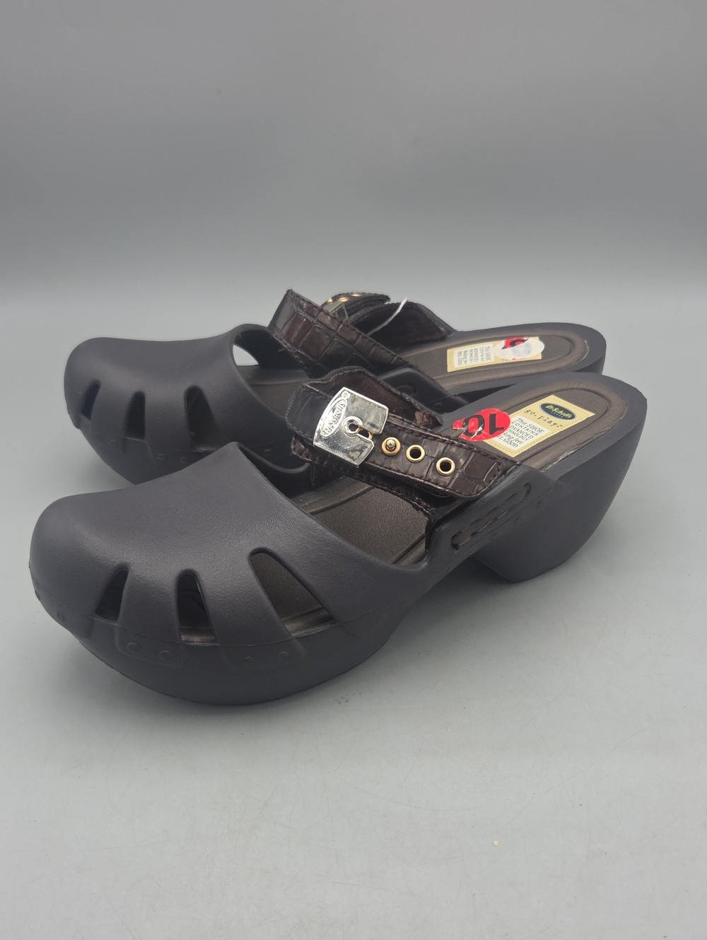 Dr Scholls Feel Crazy Good Nursing Clogs Shoes Women 10 Brown